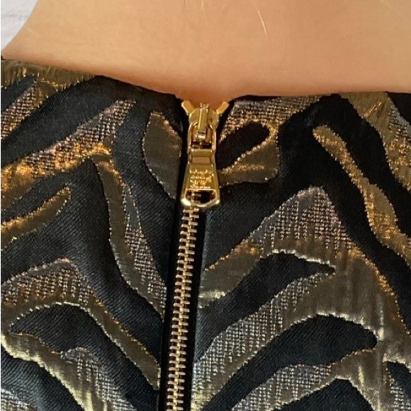 Roberto Cavalli stunning gold & black print dress - Picture 2 of 11